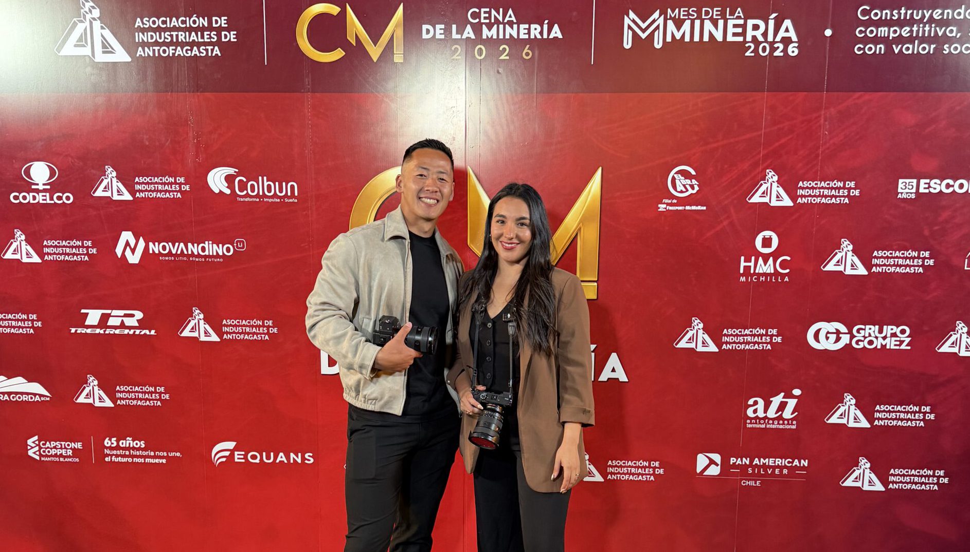 Ken Ota y Javiera Núñez